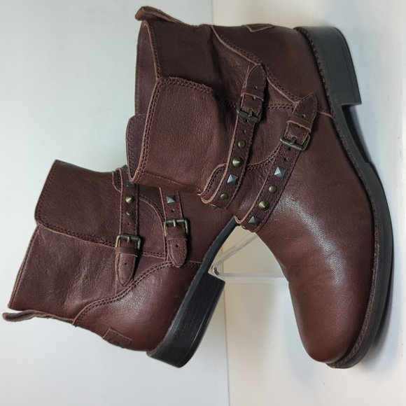 UGG Australia Camille Studded Moto Biker ankle boots women's size 8 EU 39 - Picture 12 of 16